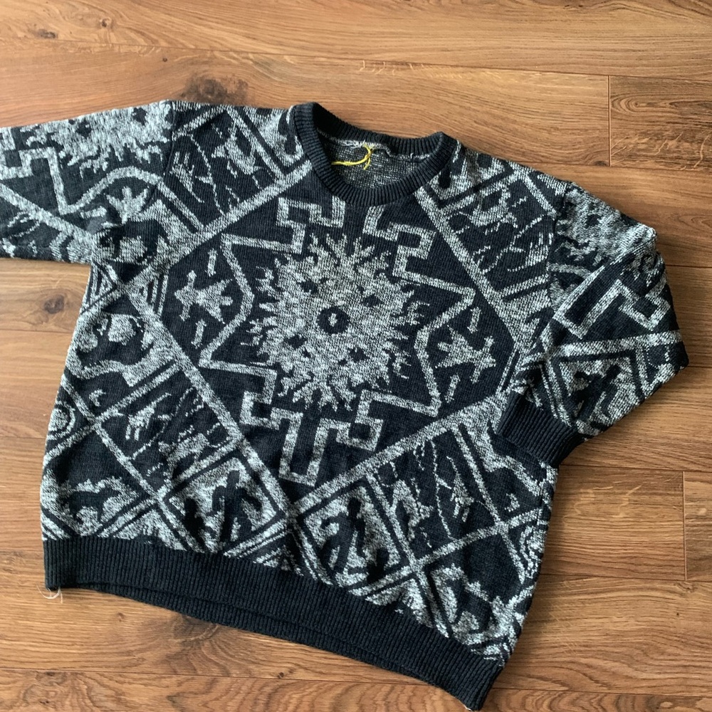 Grandpa vintage Patterned Sweater